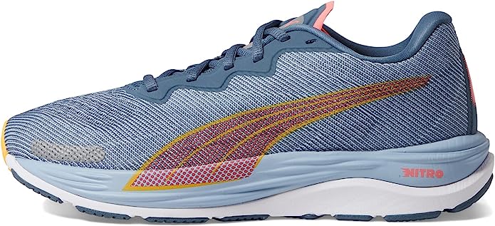 Tênis de corrida feminino Puma Velocity Nitro 2, céu noturno/pôr do sol