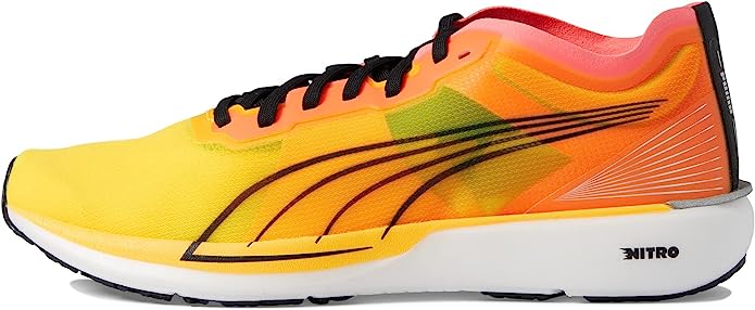 Tênis de corrida Puma Liberate Nitro masculino Fireglow Sun/Pôr do sol