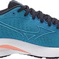 Tênis de corrida Mizuno Wave Rider 25 feminino, azul