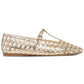 Dolce Vita - Women's Rains T-strap Woven Mary Jane Flat
