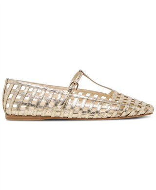Dolce Vita - Women's Rains T-strap Woven Mary Jane Flat