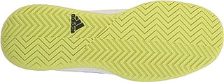 Tênis de tênis feminino Adidas Defiant Generation, verde limão/preto e amarelo