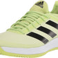 Tênis de tênis feminino Adidas Defiant Generation, verde limão/preto e amarelo