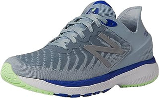 Tênis de corrida New Balance Kids 860 V11 cinza tamanho 11,5 para criança pequena