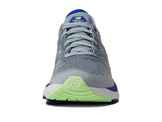Tênis de corrida New Balance Kids 860 V11 cinza tamanho 11,5 para criança pequena