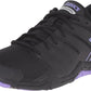 Tênis de ginástica feminino ASICS Met Conviction, preto, tamanho 7 B, médio