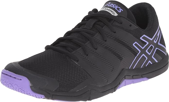 Tênis de ginástica feminino ASICS Met Conviction, preto, tamanho 7 B, médio