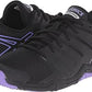 Tênis de ginástica feminino ASICS Met Conviction, preto, tamanho 7 B, médio