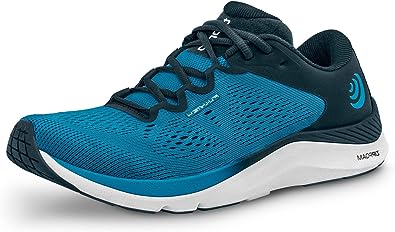 Tênis de corrida Topo FLI-Lyte 4 masculino, azul, tamanho 8,5 D, médio