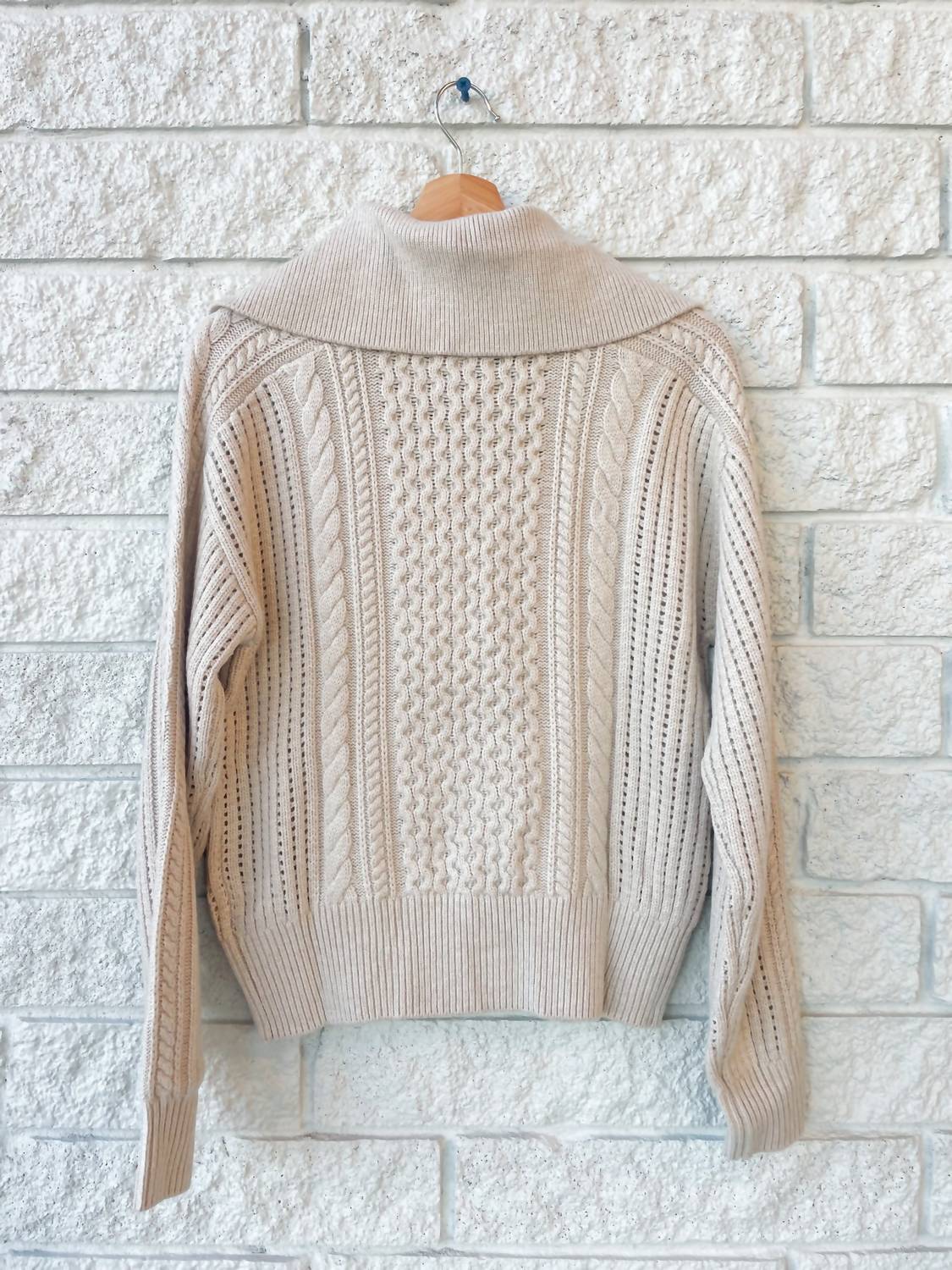 Varley - Camello Relaxed Cable Half Zip