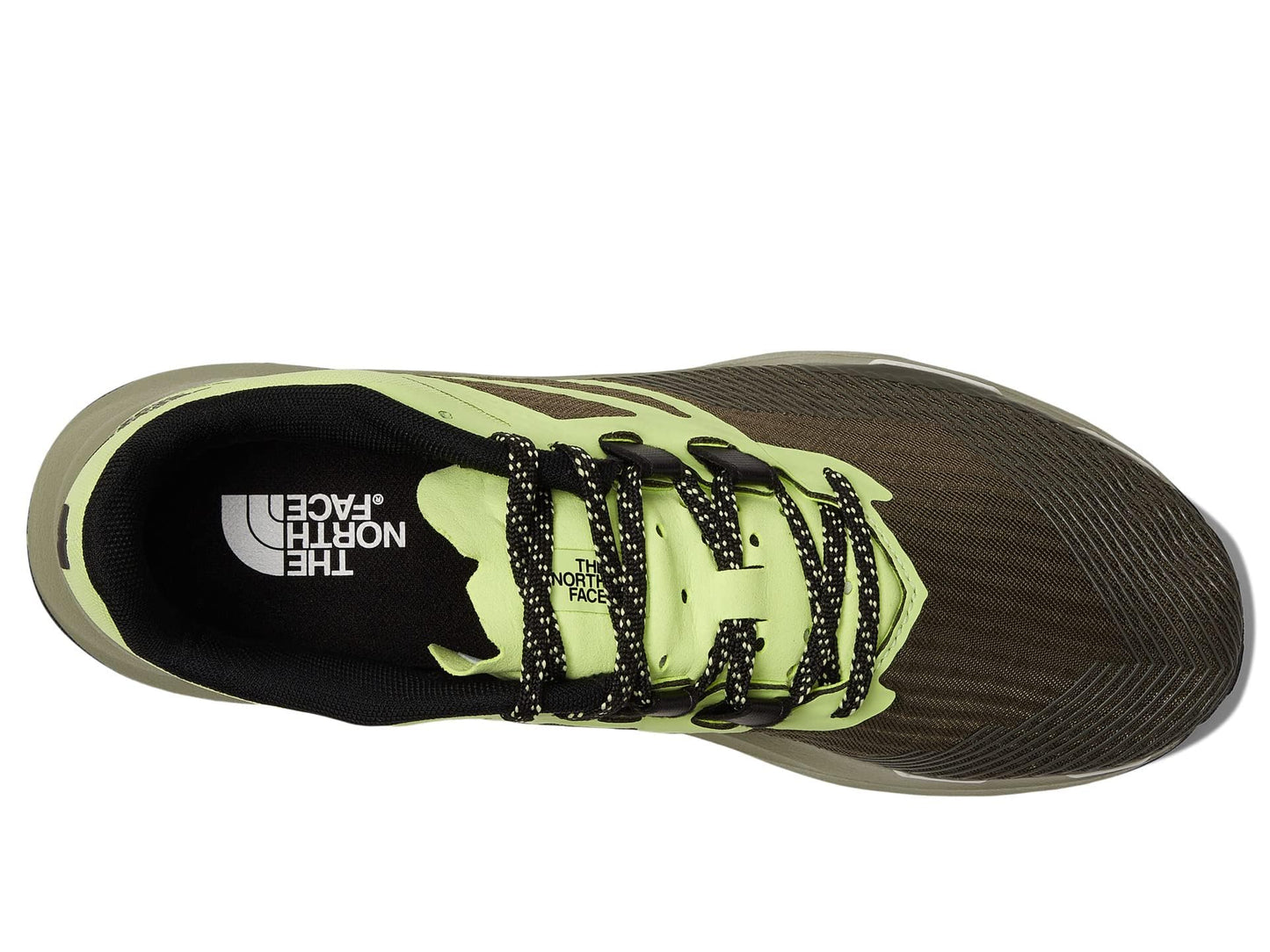 Tênis de trilha masculino The North Face Vectiv Eminus verde/preto tamanho 10,5 D médio