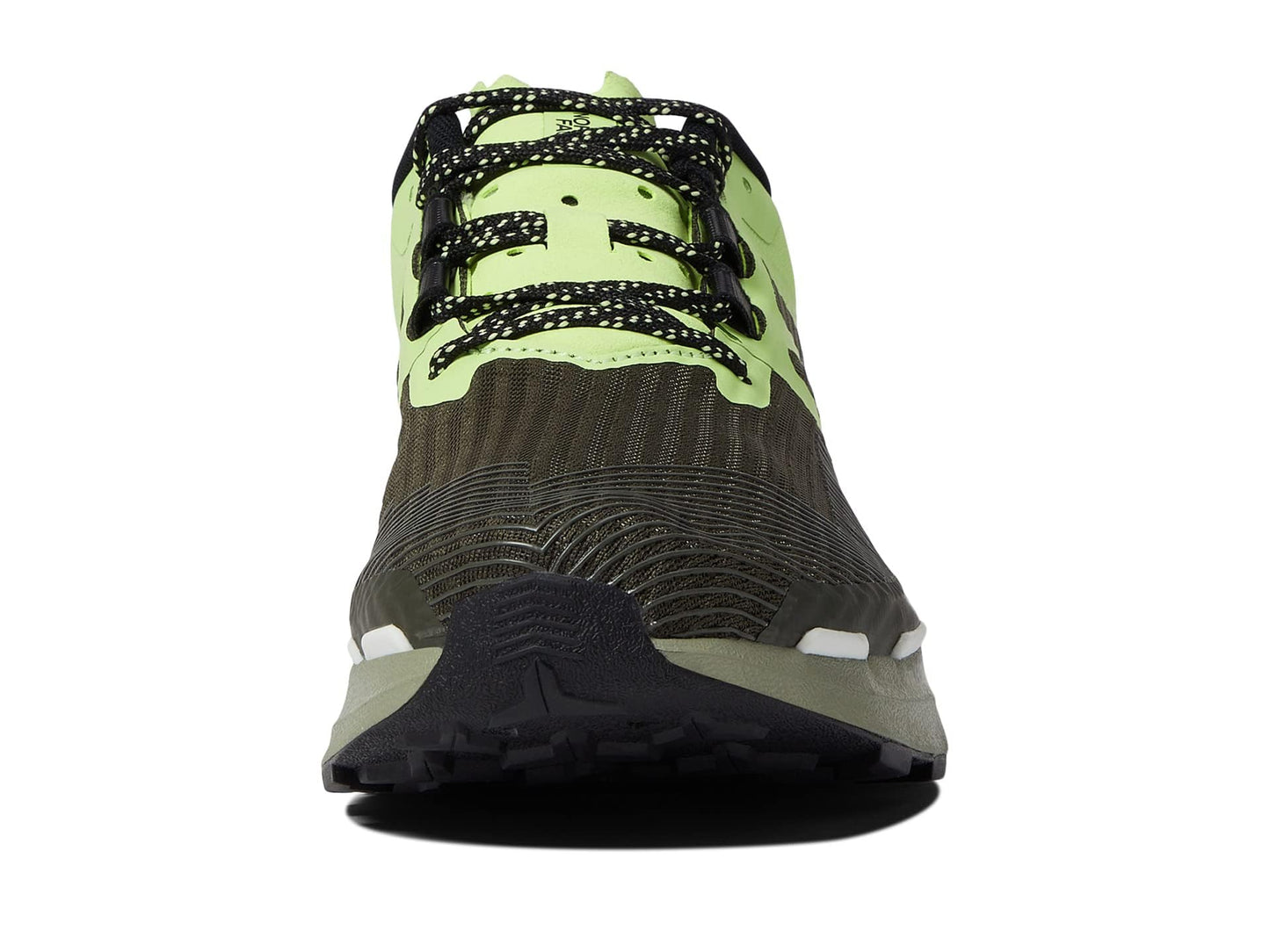 Tênis de trilha masculino The North Face Vectiv Eminus verde/preto tamanho 10,5 D médio