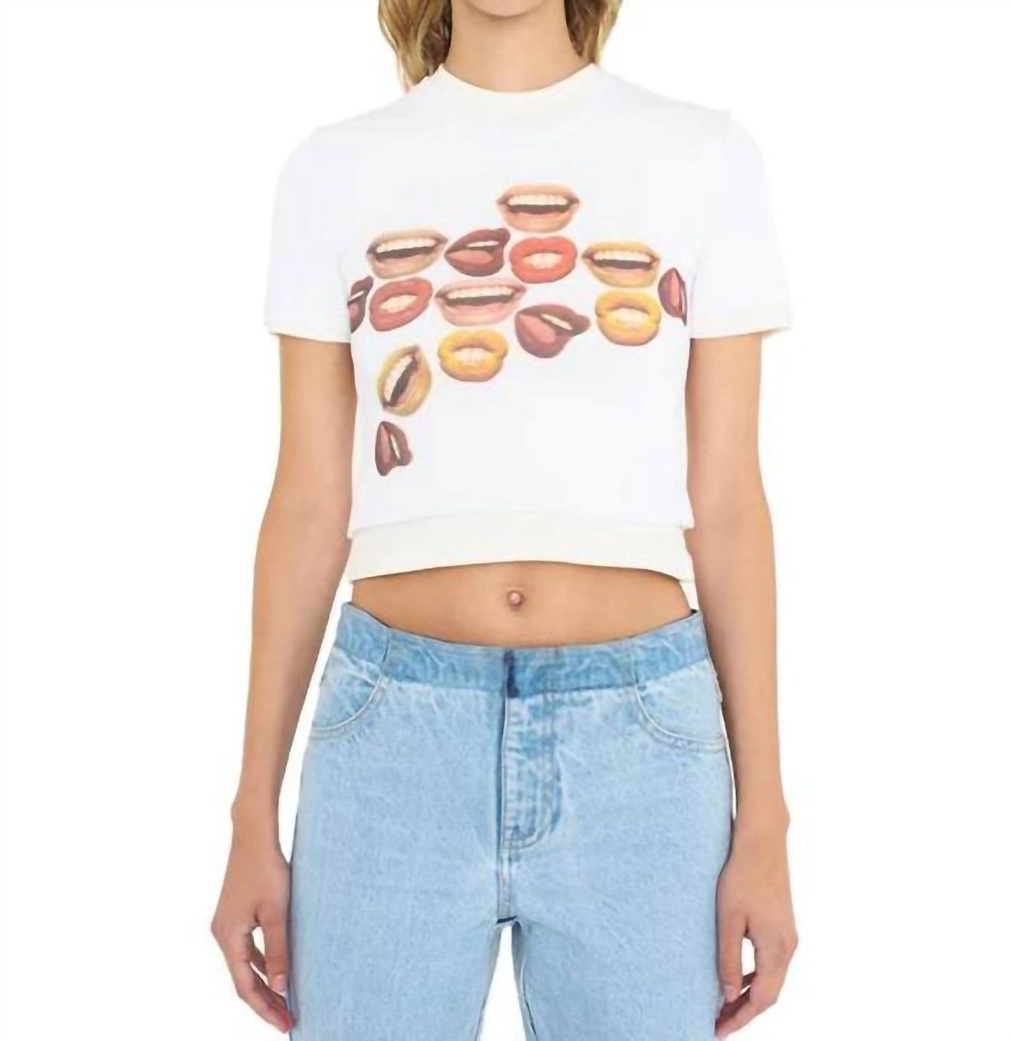 Christopher Esber - Chatter Sheer Overlay Baby Tee