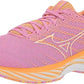 Tênis Mizuno Wave Rider 26 Run Feminino, Ciclâmen/Branco, Tamanho 7 B, Médio, EUA