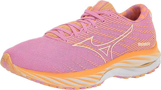Tênis Mizuno Wave Rider 26 Run Feminino, Ciclâmen/Branco, Tamanho 7 B, Médio, EUA