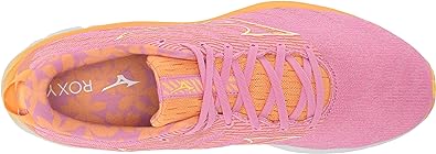 Tênis Mizuno Wave Rider 26 Run Feminino, Ciclâmen/Branco, Tamanho 7 B, Médio, EUA
