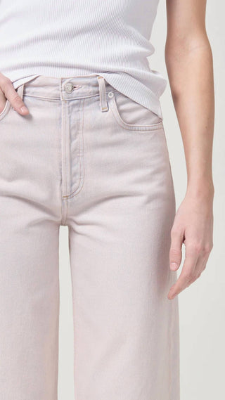 Agolde - Ren Calça Jeans de Cintura Alta e Perna Larga