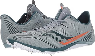 Tênis de corrida Saucony Endorphin 3 Road masculino, cinza, tamanho 12 D, médio