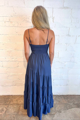 Cotton Candy - Seashell Sky Maxi Dress