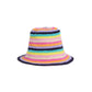 Jocelyn - Women's Key West Striped Crochet Hat