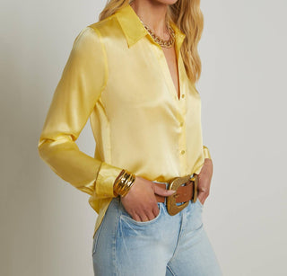 L'Agence - Tyler Long-sleeve Silk Blouse