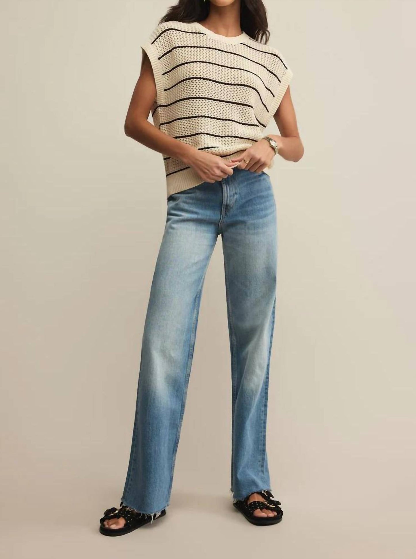 Z Supply - Ines Sleeveless Striped Sweater