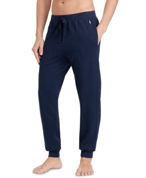 Mens Waffle Knit Pajama Jogger Pants
