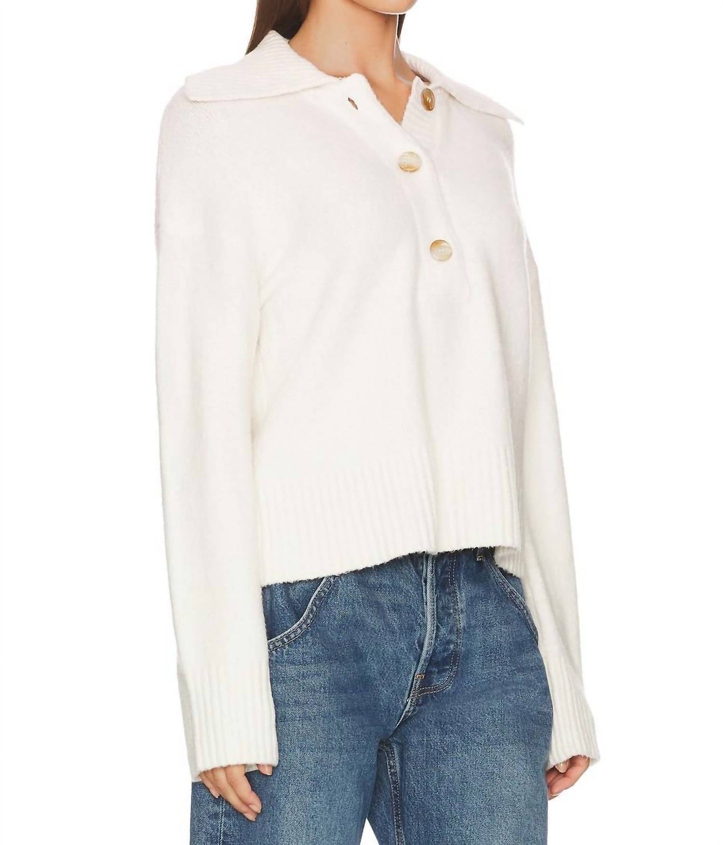 Free People - Trading Up Polo Sweater