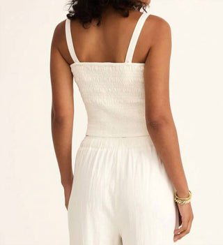 Z Supply - Blusa de linho Amelie feminina