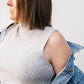 Black Tape - MOCKNECK SLEEVELESS SWEATER