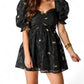 Buddylove - COLBY PUFF SLEEVE MINI DRESS
