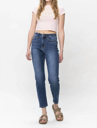 Judy Blue - Calça jeans slim fit com cintura alta e bolso traseiro