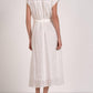 Elan - Midi Short Sleeve Tie Waist Dress