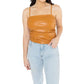 Buddylove - Regata cropped de couro vegano Jolie