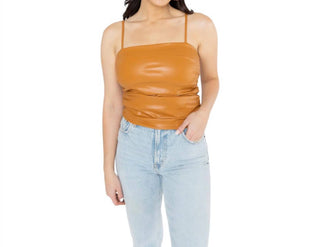 Buddylove - Regata cropped de couro vegano Jolie