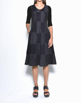 Simply Mila - Vestido Midi Tabuleiro de Xadrez