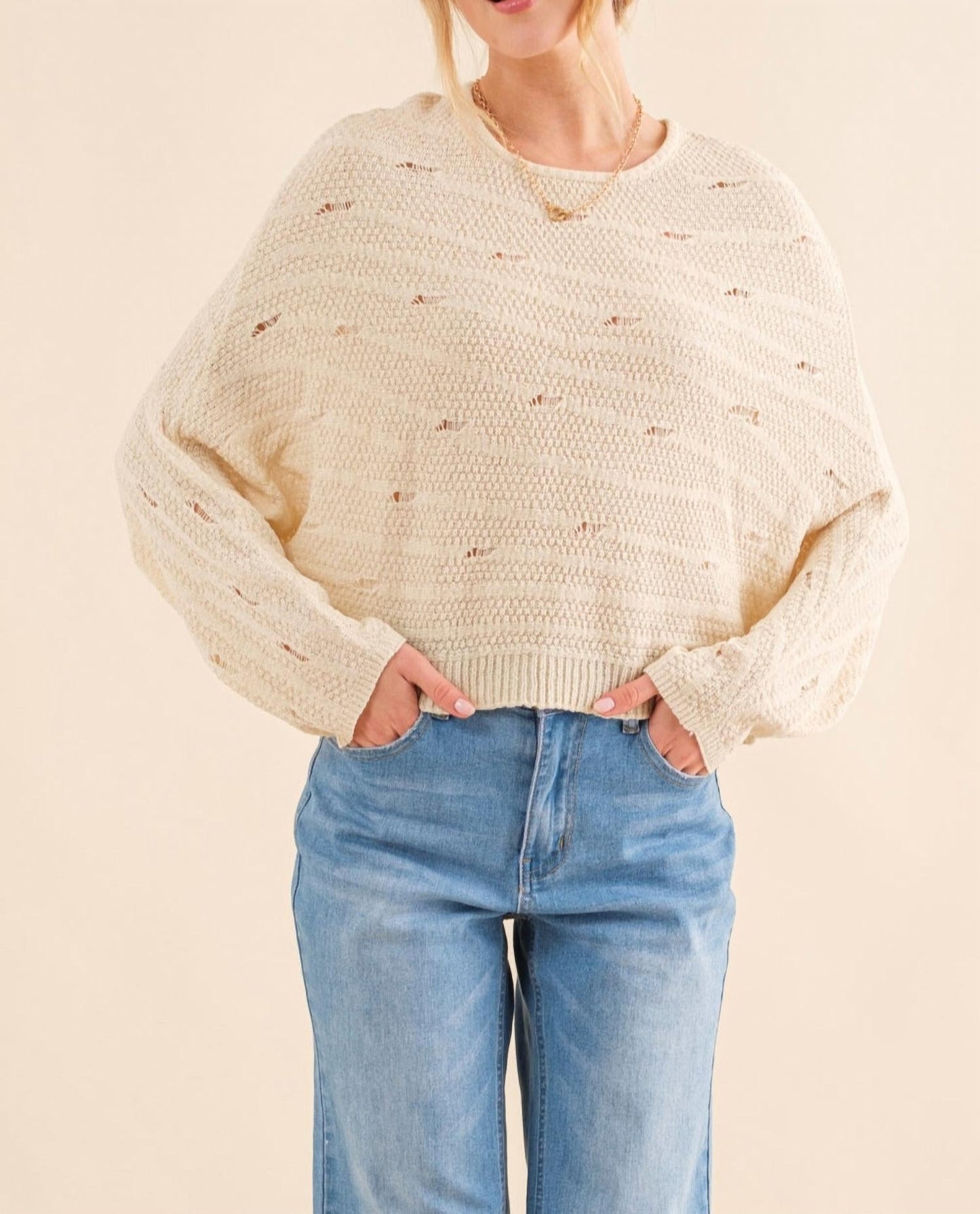 And The Why - Vanilla Latte Sweater