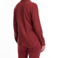 Fdj - LONG SLEEVE ROLL SLEEVE CRINKLE SHIRT