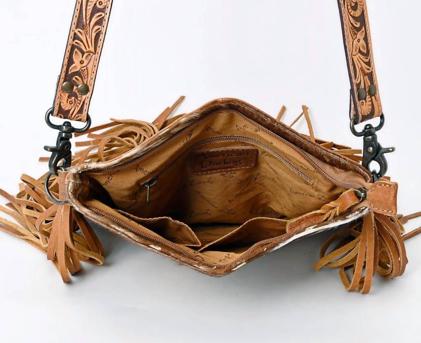 American Darling - Women's Full Grain Leather Messenger Bag