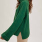 Bluivy - Jill Turtleneck Oversized Knit Sweater