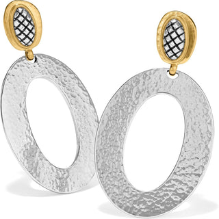 Brighton - Brincos femininos Ferrara Artisan em dois tons