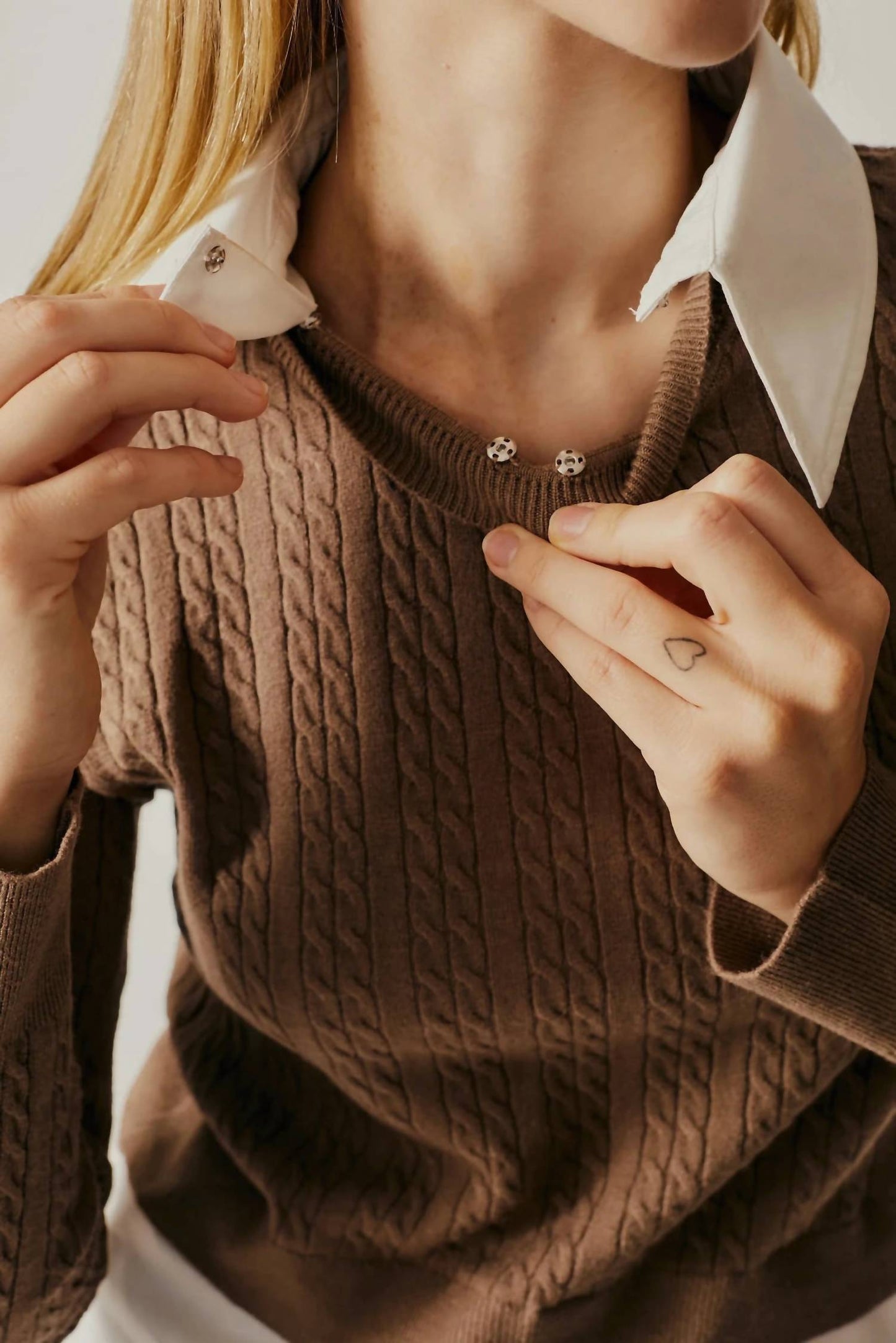 Deluc - LAYERED SWEATER SHIRT