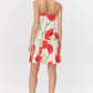 Adelyn Rae - Camila Rose Print Pleated Mini Dress