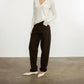 Enza Costa - FINE CASHMERE KNITTED V-NECK SWEATER