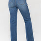 Judy Blue - High Waist Control Top Release Hem Slim Boot Jeans