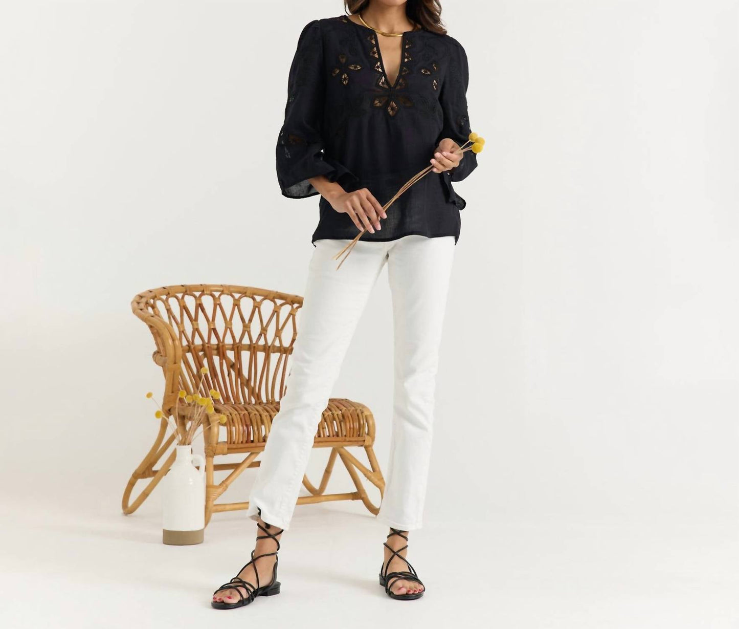 Calypso St. Barth - Bella Three-quarter Sleeve Top