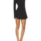 Aexae - Wool Contoured Turtleneck Long Sleeve Mini Dress