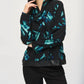 Joseph Ribkoff - Bohemian Abstract Cowl Neck Top