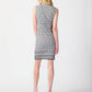 Joseph Ribkoff - Geo Print Zip Front Dress