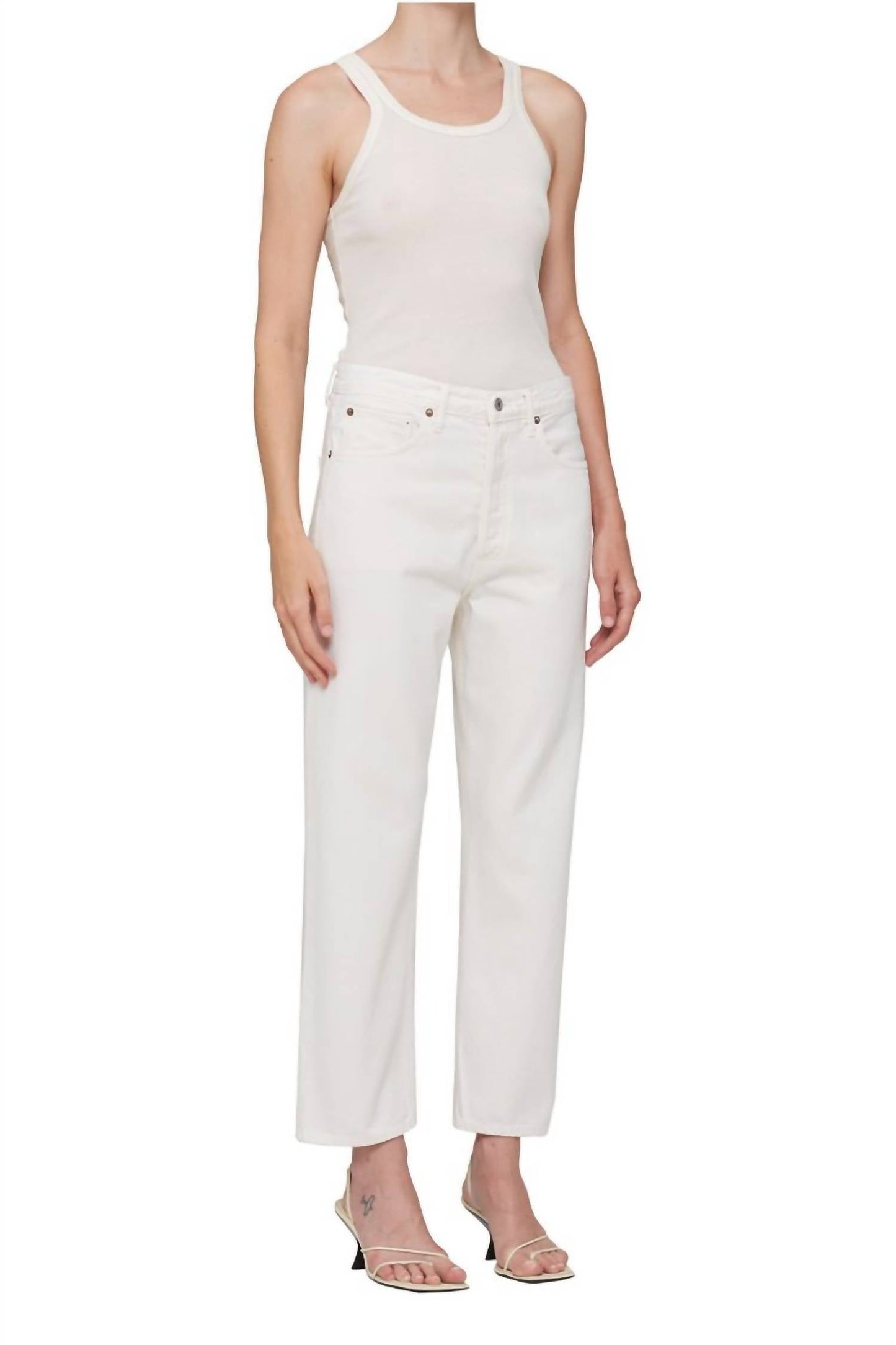 Agolde - 90's Mid Rise Straight Crop Jeans